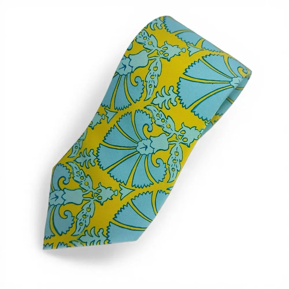 NWT Holliday & Brown Special Re-Edition Men's Silk Necktie Hand Made In Italy